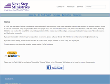Tablet Screenshot of nextstepdv.org
